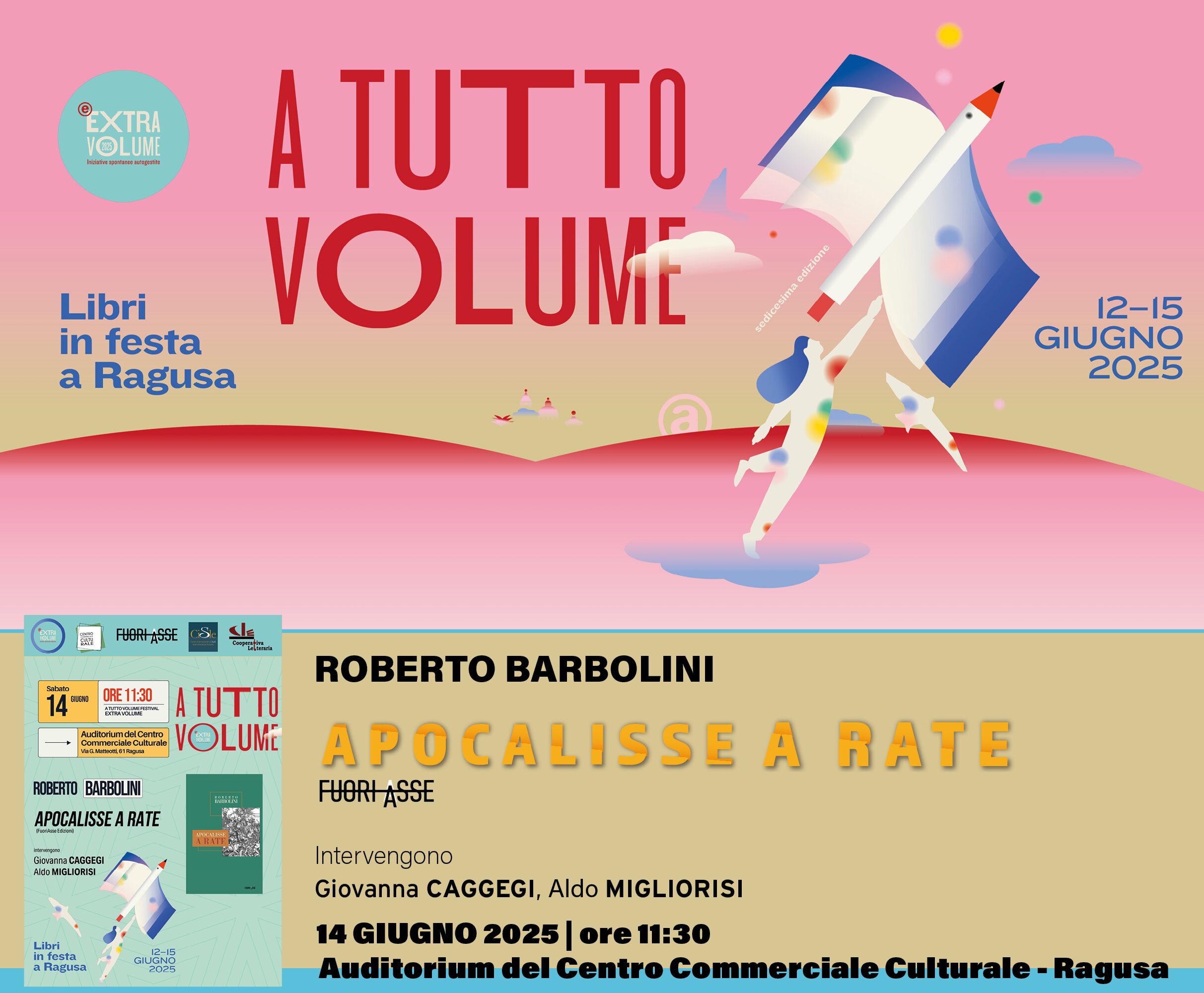 Extra Volume: R. Barbolini “Apocalisse a rate” (FuoriAsse)