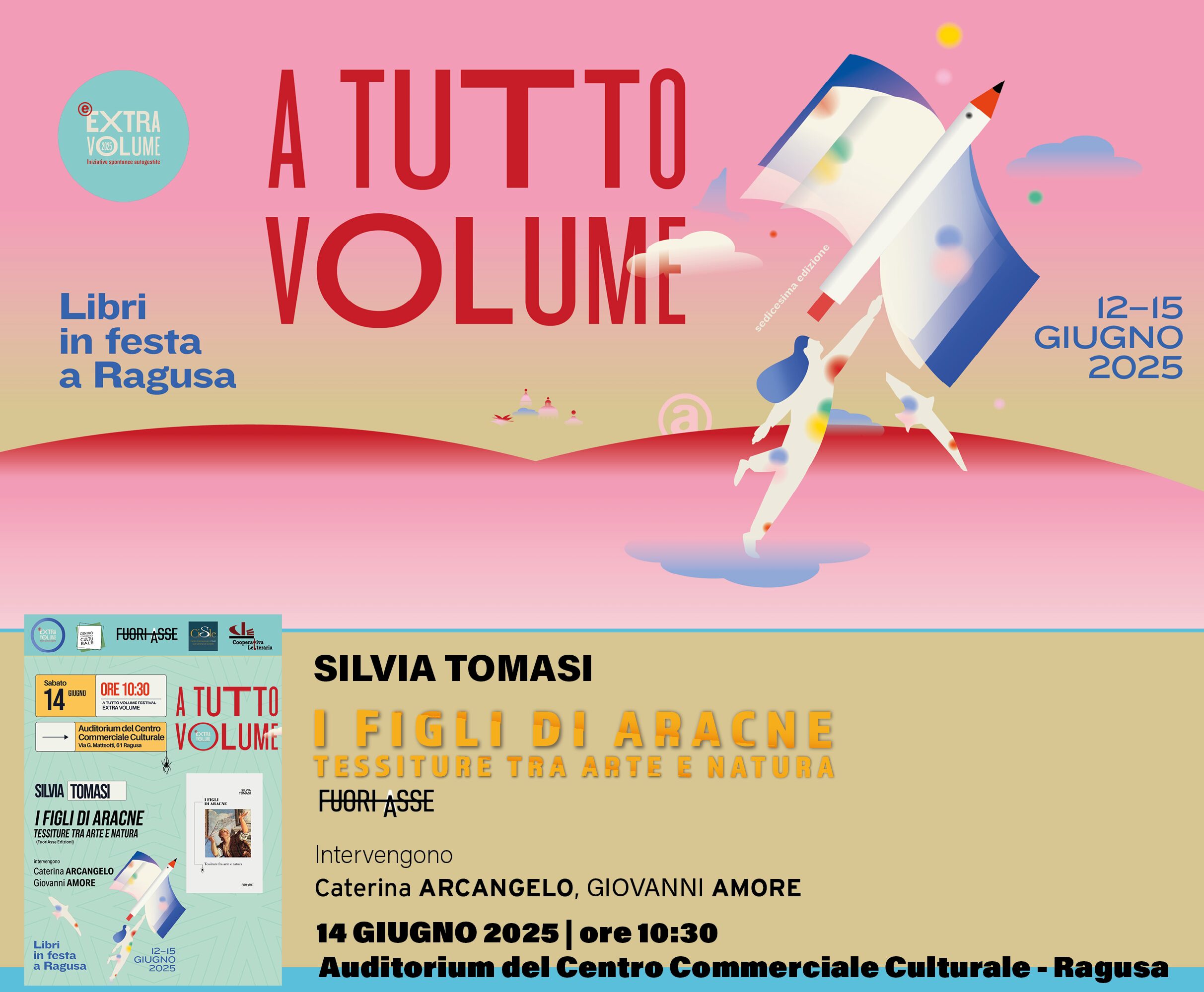 Extra Volume: Silvia Tomasi “I figli di Aracne” (FuoriAsse)