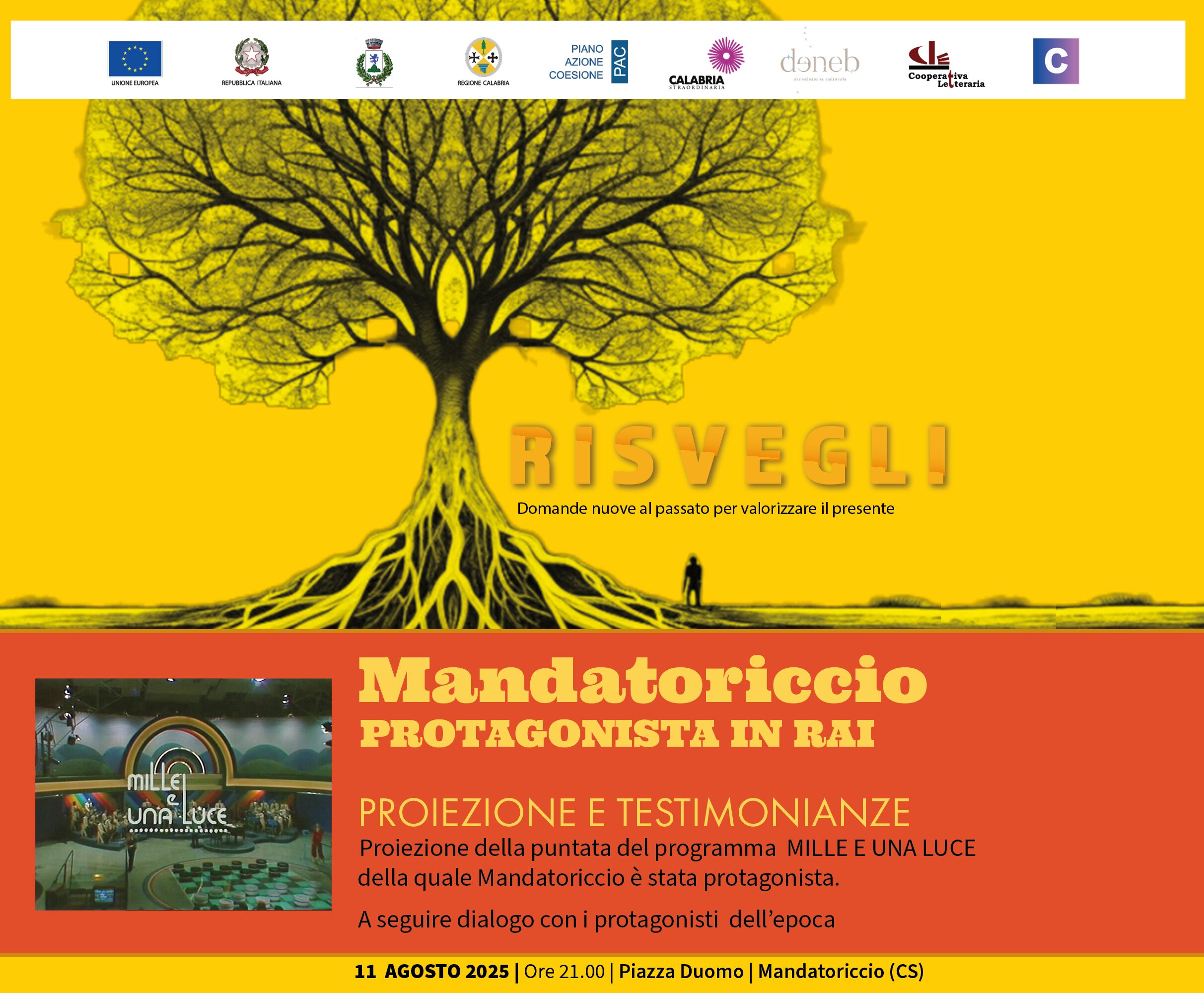 Mandatoriccio protagonista in RAI