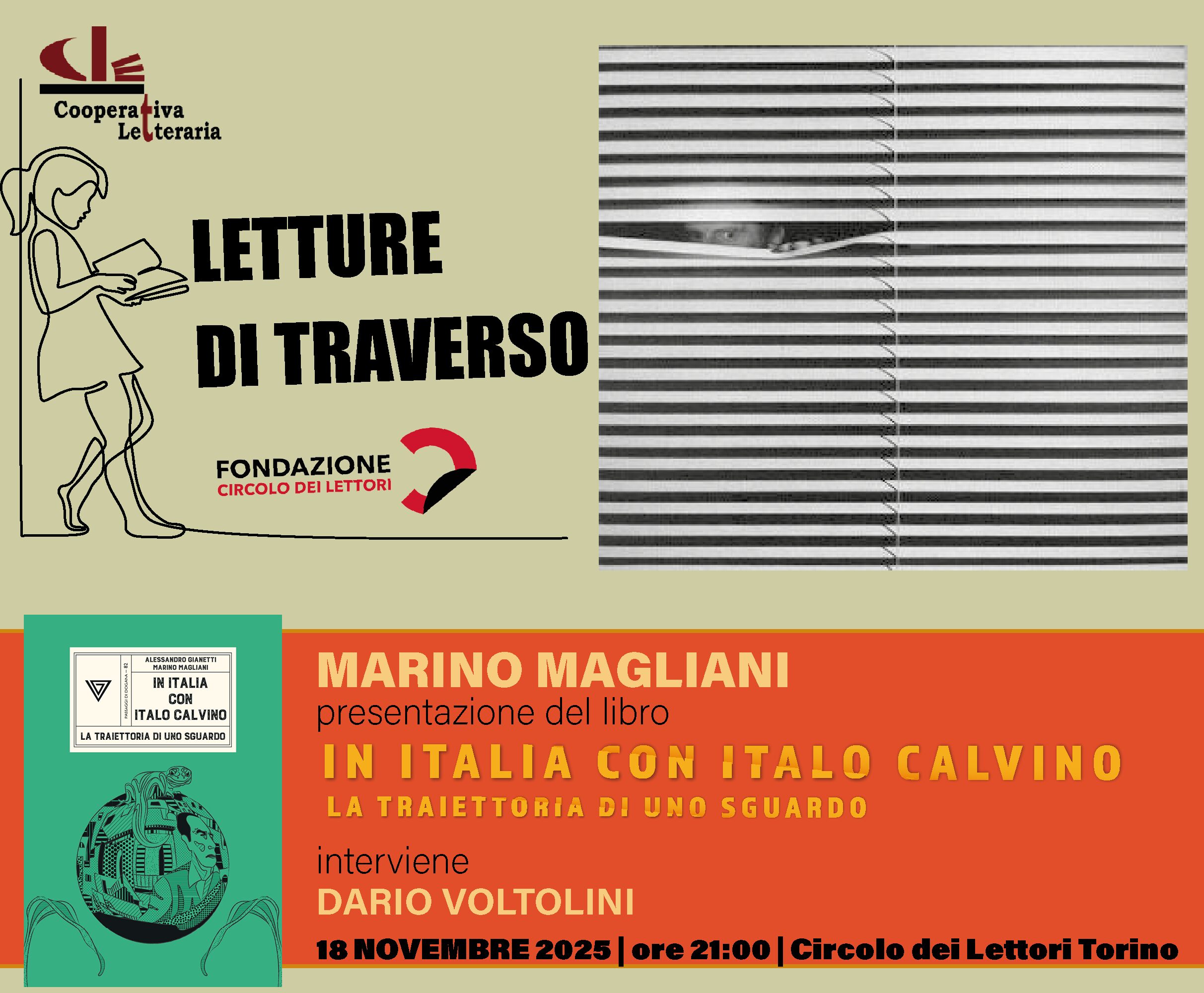 M. Magliani “In Italia con Italo Calvino” (Giulio Perrone)