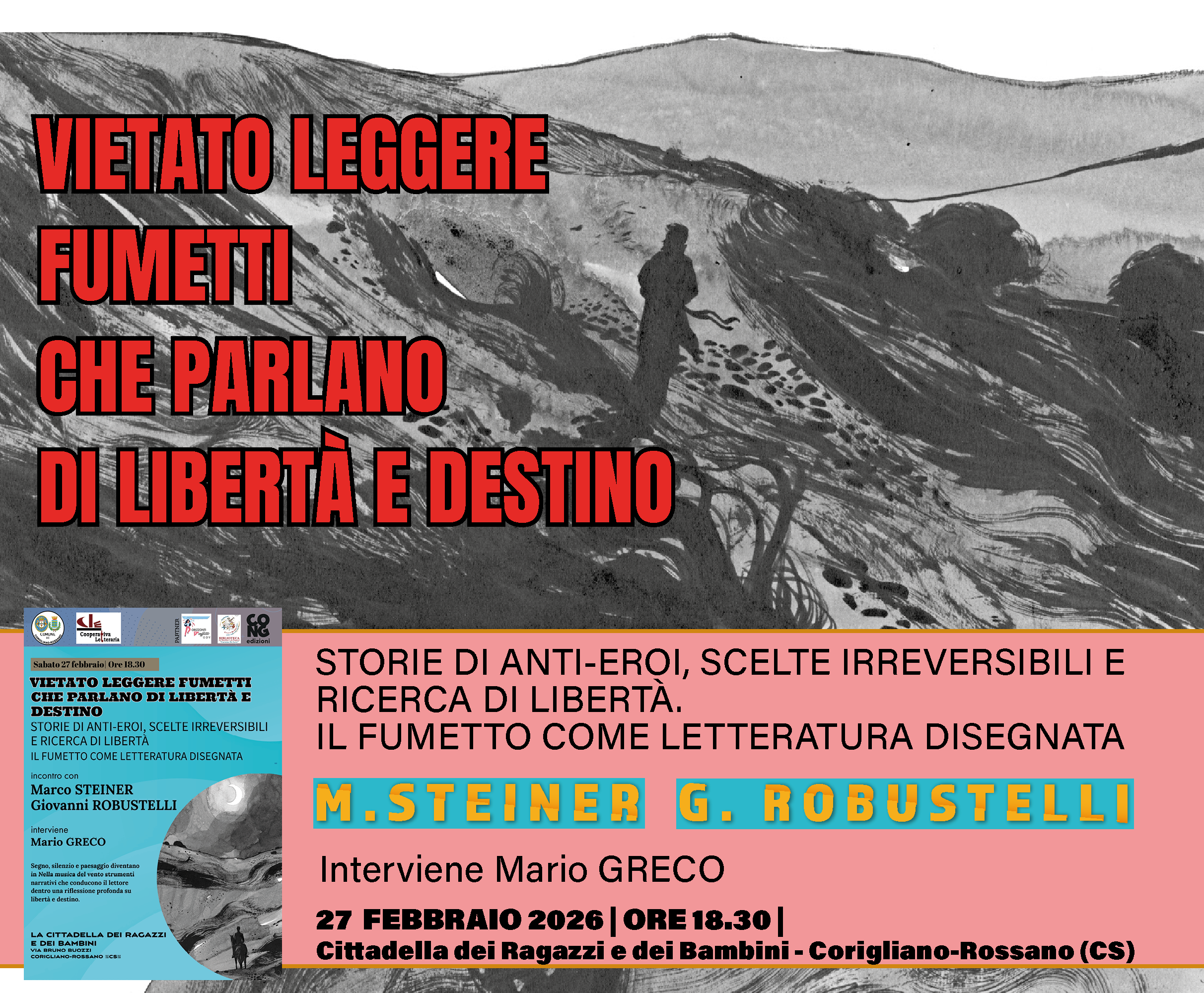 Vietato leggere fumetti che parlano di Libertà e Destino