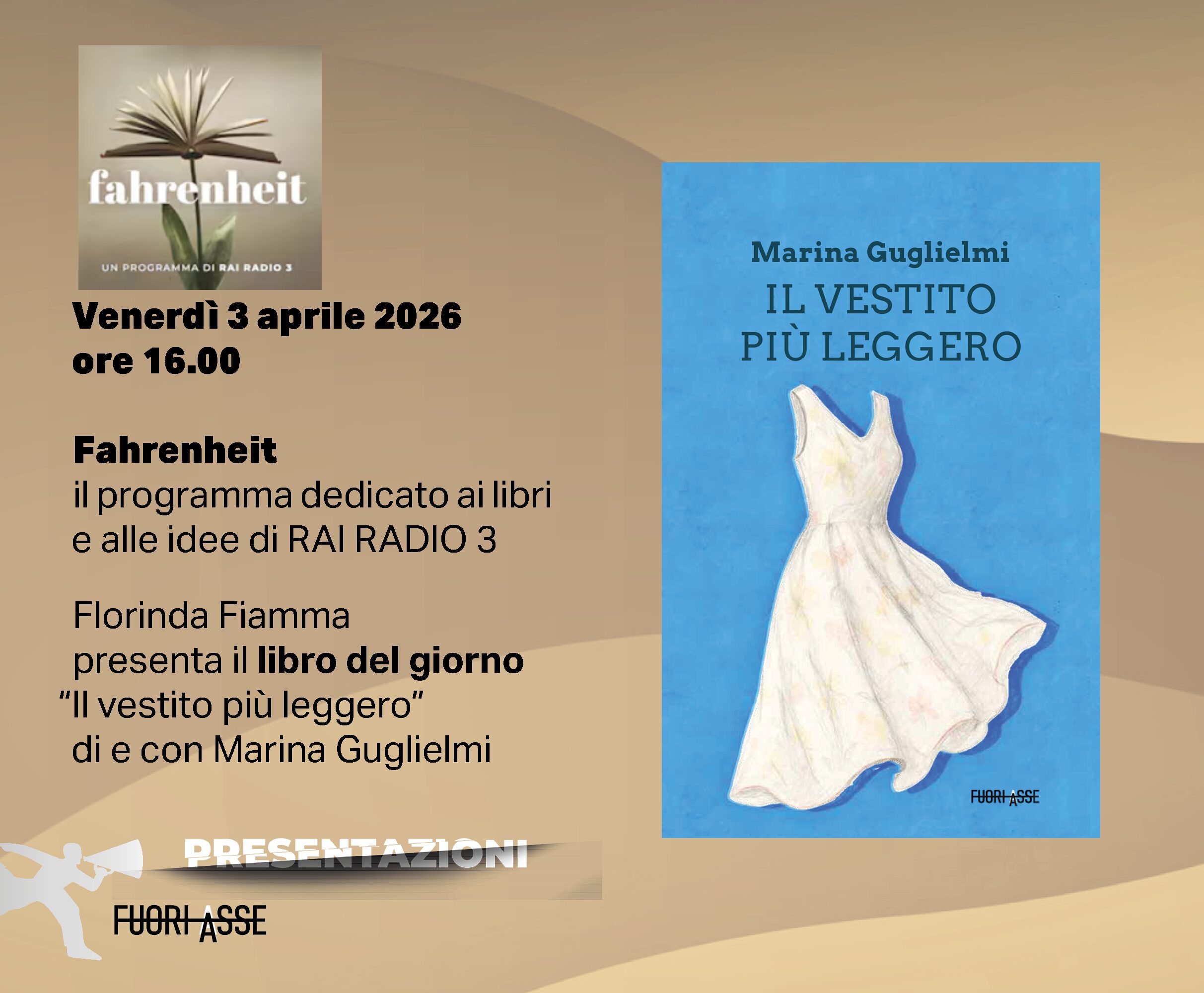 Fahrenheit – il libro del giorno “Il vestito più leggero”