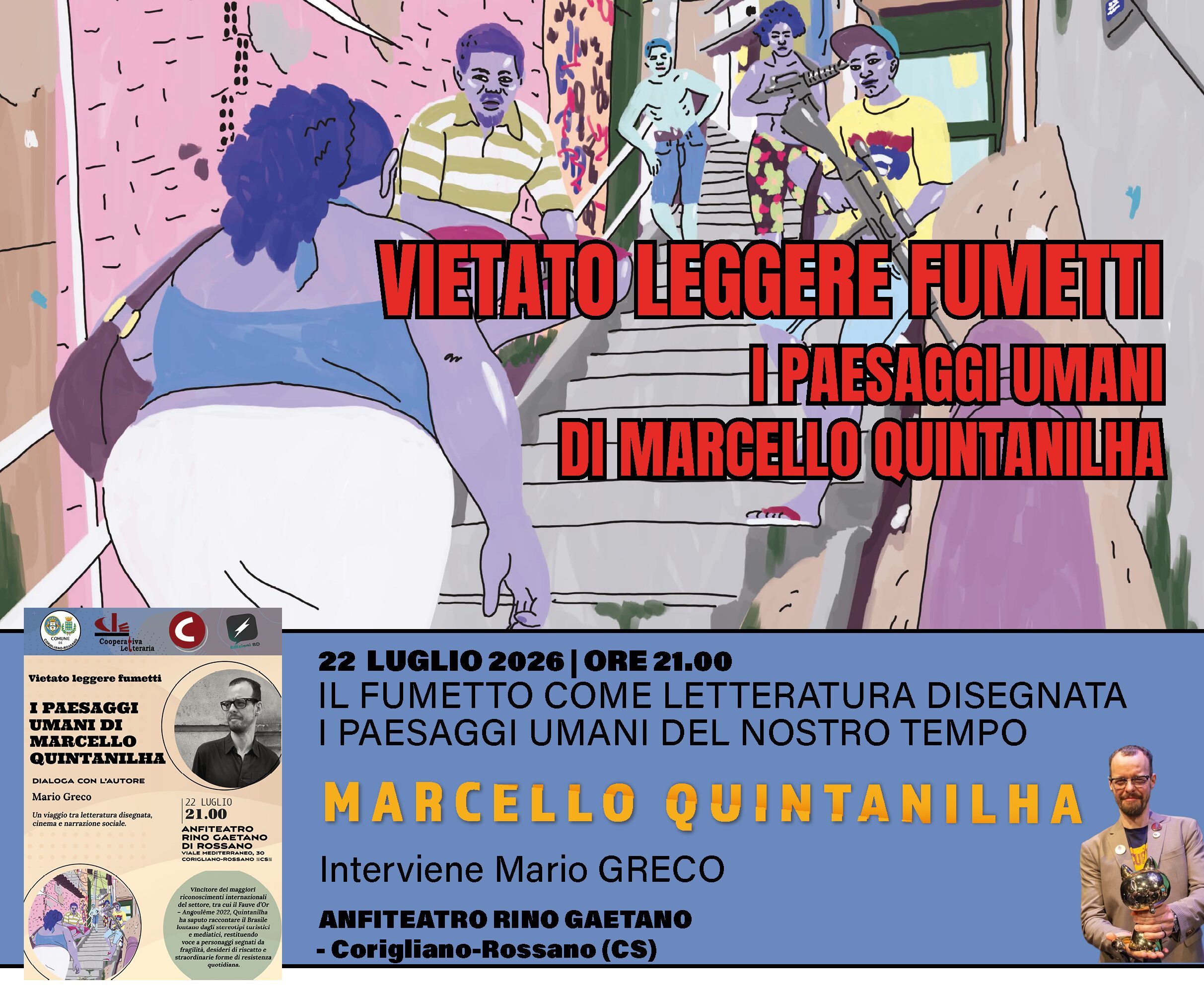 I paesaggi umani di Marcello Quintanilha